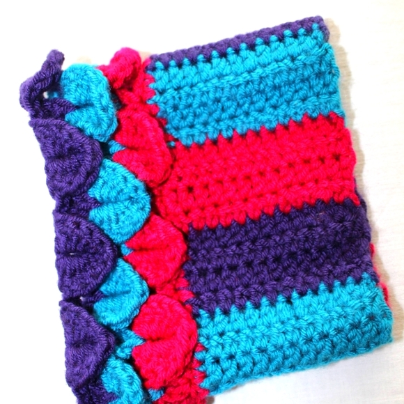 👢NEW Boot Cuffs Women's Large Cottagecore Crochet HAND CRAFTED - Picture 2 of 4